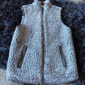 Grey Sherpa vest